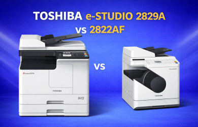 So sánh Toshiba e-STUDIO 2829A và 2822AF – Nên chọn máy nào cho văn phòng?